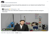 @XAVLERNWANKPA 300,000 people that should be placed on an island and exiled from society forever Dexerto @Dexerto 13h Adin Ross has over 300,000 viewers on Kick waiting for the Kim Jong Un interview 304,729 KICK.COM/ADINROSS 7:34 PM . Sep 20, 2023 17.5K Views Scallion1600: killa_smoke: INano: ******* DEC 6780 CAPPPP Boveyy low GoldenGomez61: W KICK antenoworld: W KICK PROMO LMAOOOO :