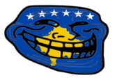 Kosovo Trollface Noticed there wasn't one online so I just made one myself, enjoy lolz