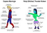 Superhero movies that have protagonists who are both female and title characters.