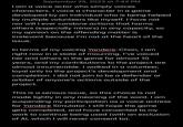 September 25, 2023 at 7:43 PM I am a voice actor who simply voices characters. I voice a character in a game developed by an individual who is being helped by multiple volunteers like myself. I have not nor will I ever condone actions that harms others (especially minors) in any capacity, so my opinion on the offending matter is irrelevant because I'm not at the heart of the issue. In terms of my voicing Yandere-Chan, I am right now in a state of mourning. I've voiced her and others in the game for almost 10 years, and my contributions to the project are almost innumerable. I walked in a volunteer, loyal only to the project's development and completion. I did not join to be a defender or arbiter of anyone's actions outside of the project. This is a serious issue, so this choice is not made lightly in any meaning of the word. I am suspending my participation as a voice actress for Yandere Simulator. I still hope the game ●●●●●●●●●●●●●●●● gets completed, and have consented to my work to continue being used (with an exclusion of Al, which I will never consent to).