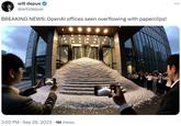 will depue @willdepue BREAKING NEWS: OpenAl offices seen overflowing with paperclips! 3 2:02 PM Sep 26, 2023 1M Views . :