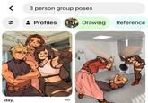 < 3 person group poses 2 day. Profiles ST Drawing Reference N Sp