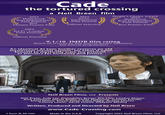 Cade the tortured crossing a Neil Breen film 2023 Hollywood Reel Independent Film Festival Best Fantasy Feature Film 2023 Sci-Fi London (yalam) Film Fesitval Official Selection 2023 Swiss International Film Festival Official Selection 9.1/10 IMDB film rating Based on reviews by film festival theatre audiences and festival programmers People's Choice Award 2023 Hollywood Reel Independent Film Festival Best Feature Film An identical Al twin brother restores an old mysterious mental asylum. He takes it upon himself to mystically train the patients as warriors for humanity and justice. 1 hour & 36 min. Neil Breen Films, LLC Presents Neil Breen, Judy Lay, Gwendolyn Brown, Eric Lum, Landon Munoz, Amy Solomon, Nicole Butler, Leslie McKinney, Jennifer Estrella, Daryl Morris, Kevon Tyree, Talus Night, Jeremy Chavez, Tommy Lawler, Derek Powell, Addyson Medley Written, Produced and Directed by Neil Breen www.Cade-Crossing.com Made in the U.S.A Copyright 2022 Neil Breen Films, LLC