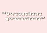 "Gwaenchana gwaenchana"