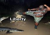 Liberty Thunderous applause