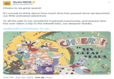 Studio MDHR @StudioMDHR Cheers to six great years!! It's surreal to think about how much time has passed since we launched our little animated adventure. To all the pals in our wonderful Cuphead community, and anyone who has ever taken a trip to the Inkwell Isles, our deepest thanks. studiomdhr.com/cheers-to-six-... 1:05 PM - Sep 29, 2023-676.3K Views 23 CHEERS! ΤΟ SIX GREAT YEARS presented by OSTUDIO MDHR