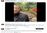 lan Miles Cheong @stillgray - 17h What's the joke? That white people are nice and polite? 0:16 5,605 404 white people on a hike t 4,911 lan Miles Cheong @stillgray you're gonna love the view E 48.9K 69420xxx.eth @Ox69420M. 17h lol it's funny-don't take things so serious. Black people can make jokes about white stereotypes. It's actually funny. 1 60 J Tik Tok @rasclottt 6,020 ₁9.7M ₁479.8K Subscribe Try making this joke about black people and see how people react. 5:44 AM - Oct 2, 2023 490.3K Views :