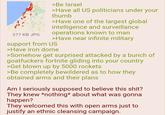 377 KB JPG >Be Israel >Have all US politicians under your thumb >Have one of the largest global intelligence and surveillance operations known to man >Have near infinite military support from US >Have iron dome >Somehow get surprised attacked by a bunch of goatfuckers fortnite gliding into your country >Get blown up by 5000 rockets >Be completely bewildered as to how they obtained arms and their plans Am I seriously supposed to believe this s---? They knew *nothing* about what was gonna happen? They welcomed this with open arms just to justify an ethnic cleansing campaign.
