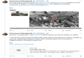 Francesco Sebregondi @FSBRG - 6h On this topic, see our joint @ForensicArchi and @amnesty analysis of the bombing of Rafah in 2014 (example of a 1-ton MK84 bombing)... forensic-architecture.org/investigation/... 8/x 2 9/x 6:17 O 1 99 hrw.org/report/2009/06.... 11 Francesco Sebregondi @FSBRG - 6h And for comparison, see @HRW's 2009 report on drone strikes in Gaza. PB 639 "The drone-launched missiles detonate above the ground, which creates a narrow, relatively shallow crater from missile parts not involved in fragmentation hitting the ground." hrw.org Precisely Wrong 20m t 157 ONES 2014, Obution ABUS DSanghe ₁82.6K 736 9:05) »>>> This 39-page report details six incidents resulting in 29 civilian deaths, among them eight children. ... ₁218.7K ↑. ←-]