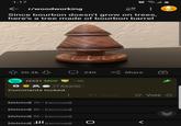 1:17 20.2k ←r/woodworking : Since bourbon doesn't grow on trees, here's a tree made of bourbon barrel t2231 MOD SA Comments locked. [deleted] 7h [removed] [deleted] 8h [removed] ● 17 Awards [deleted] 8h [removed] ● • 6h [deleted] 8 [removed] H 240 O id Reply Share at ||| < + Vote ↓