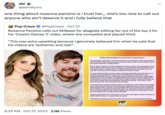 MrBeast vs. Rosanna Pansino Creator Games Controversy abi @abireturnz one thing about rosanna pansino is i trust her,,, she's too nice to call out anyone who ain't deserve it and i fully believe that POP Pop Crave @PopCrave Oct 27 CRAVE Rosanna Pansino calls out MrBeast for allegedly editing her out of the top 3 for his 'Creator Games 3' video, where she competed and placed third: "This was extra upsetting because I genuinely believed him when he said that his videos are 'authentic and real"." MEBEAST 9:29 AM - Oct 27, 2023 2.1M Views • Mr Beast lied and edited me out of the top 3 in Creator Games 3. I had participated in Creator Games 1 and 2 and was excited to be a part of YouTube's "Creator Games 3' (Hide and Seek at SoFi Stadium). After filming had wrapped I truly couldn't believe how well I did at the competition and was proud of what I had achieved. I had placed third When the video was released I was shocked, disappointed, and felt hurt. Mr Beast (Jimmy) had edited the video to make me look like I performed worse than I did. This was extra upsetting because I genuinely believed him when he said that his videos are "authentic and real". He edited the video to look like the final 3 people were Larray. Logan Paul, and Zach King. The final 3 people were actually Zach. Quackity, and myself. For the entire duration of filming we all wore earpieces connected to walkie talkies. They would announce in our ears when someone had been found or when we had to move hiding spots (if we didn't move you were immediately disqualified). While I was still hiding they announced that they found Logan Paul. I couldn't believe I outlasted him. He is a fierce competitor. It was getting really late (we filmed for over 24 hours straight) and they eventually offered me money to come out of hiding and quit. I declined. I had been counting the eliminations and I was currently in 4th place (with Larray. Quackity. Zach, and myself still remaining). Jimmy asked us to move hiding spots again (to the side of the stadium with the mannequins). It was at this time that I was found in transition moving to my next hiding spot. When Jimmy found me he brought me to the field to be with the others that had also been found. I thought I had placed 4. however Larray had fallen asleep and hadn't moved in a long time, so he was disqualified. This meant I got 3rd place. When I arrived to the field I saw MatPat and Logan there because they were seekers now. Jimmy said he was going to go look for Zach and asked if anyone wanted to join him. I offered to help but he said he wanted to take Logan instead. So I hung back to start looking for Zach in a different direction with MatPat. I placed 3rd. Quackity placed 2nd. and Zach placed 1st. That is what actually happened. Despite Jimmy editing out the ONLY FEMALE in the top 3. I was proud of what I had achieved. I followed the rules of the game, gave it my all, had fun, and never gave up. They can't take that away from me. POP CRAVE