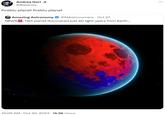 Andrea Gori: @Batandy_ Fireblu planet fireblu planet Amazing Astronomy @MAstronomers · Oct 27 NEWS: Hell planet discovered just 40 light-years from Earth... 10:06 AM - Oct 30, 2023 · 15.5K Views