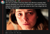 Reaction to a change in recruitment ads HO-HO-HO-Ping A* @PandasAndVidya Bro can you pleas come lay down your life for a country that openly despises you cmon bro please bro i dont want them to extend the draft to me bro pls come on don't be a bigot die for the flag I just burned Nov 9, 2023 7:36 AM UTC 22 148 555 ♥ 2,118 15h