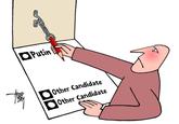 Putin •O Other Candidate Other Candidate