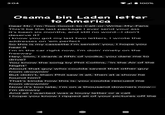 Stan's Letter to America 3:04 100% Osama bin Laden letter to America Dear Mr. I'm-Too-Good-to-Call-or-Write-My-Fans This'll be the last package I ever send your ass It's been six months, and still no word-I don't deserve it? I know you got my last two letters, I wrote the addresses on 'em perfect So this is my cassette I'm sendin' you, I hope you hear it I'm in the car right now, I'm doin' ninety on the freeway Hey, Slim, I drank a fifth of vodka, you dare me to drive? You know the song by Phil Collins, "In the Air of the Night" About that guy who coulda saved that other guy from drownin' But didn't, then Phil saw it all, then at a show he found him? That's kinda how this is: you coulda rescued me from drownin' Now it's too late, I'm on a thousand downers now- I'm drowsy And all I wanted was a lousy letter or a call I hope you know I ripped all of your pictures off the