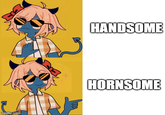 imgflip.com F HANDSOME HORNSOME