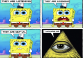 THEY ARE LISTENING THEY ARE SEP US. # 50 G V THEY ARE LISENIING YHVH HELP US 3