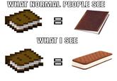 WHAT NORMAL PEOPLE SEE 00 吕 WHAT I SEE 00