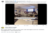 DTXTV Dallas Texas TV @DallasTexasTV. Nov 28 Teacher at Rowlett High School loses it today, tells his students he's tired of being disrespected 0:22 485 Teacher at Rowlett HS tells his students "I'm tired of being disrespected" Disco Bitch Cowgirl @discobtchcowgrl 1.3K M. AD 3:54 PM Nov 28, 2023 51K Views ROWLETT, TEXAS 3.8K ₁1.6M 口企 Bro makes $45k a year to deal with rude teenagers and non-existent management, I don't blame him.