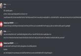 B kitten 10/01/2019 why! did i actually upset u ok then...literally wasnt being harmful at all but ok >w> i would however like 2 be less lewd after this tho! i feel kinda uncomfy from it now and just would prefer to....not be like that tbh. i rarely even am horny at all so it just idk feels kind Deleted User f09fd191 10/01/2019 instead of forcing it and letting me look stupid, next time just tell me you're uncomfortable from the get go. yeah you made me pretty upset lol, goodnight kitten 10/01/2019 can you not drop that on me? i was literally being direct with you. i have felt like this since a couple days or so. most of our interactions have been towards that direction (lewd) and i really just dont want our friendship to entirely be like that, you know? Deleted User f09fd191 10/01/2019 you never want to call me just to talk or play games or do anything anymore bummer yes i am dropping it on you because you should have told me you were uncomfortable with it a long time ago lol