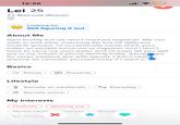 12:35 Lei 25 Bisexual Woman Looking for Still figuring it out About Me Gym buddy but we don't workout together. We can walk in and wear matching fits but hit different muscle groups. I'll occasionally come drink your water so people know we're together and I don't have to carry my own water and I'll even let you spit pre in my mouth if you're feeling frisky. Same pes for raves (replace pre with liquor). I don't need anyone so consider yourself lucky if I want u. Basics & Pisces Lifestyle Socially on weekends @Socially active My Interests Festivals Mental Heal* Bar Chilling My Anthem Presents Working out X Everyday areness Shoppi