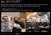 Todney's Tweets @MAGICALGAYMERS Remember when Shane Dawson called babies sexy and told his cousin to "shake her tiddies more" when she was like 12 years old annamarie forcino @ann_forcino - 16h disgusted doesn't even begin to describe how i feel rn BE4 8 11B Family Birth Center 7:21 PM Dec 10, 2023 328.3K Views GRACO :