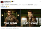 netflixbrasil @NetflixBrasil N O QUE ROLOU NESSE NAVIO? A minha nova série BERLIM estreia amanhã. Translate post PERDEU, MC RYAN. 5:00 pm - 28 Dec 2023 374.3K Views FUSTA DEU MOLE, MC DANIEL. athraw :