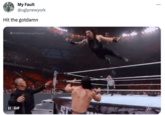 My Fault @uglynewyork Hit the gotdamn #WWEStomping Groundh II GIF ***
