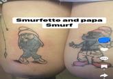 Smurfette and papa Smurf 8 • 2 2