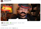 Michael Scott @Freezze Felix En réponse à @GxdeAnsu Contexto??? @felibeti17 - 26 déc. 2023 4:18 PM - 26 déc. 2023 150,7 k vues ⠀