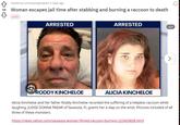 14 Posted by u/meowingtodeath 2 days ago Woman escapes jail time after stabbing and burning a raccoon to death nsfw ARRESTED ARRESTED 1/2 https://news.yahoo.com/sarasota-woman-filmed-raccoon-burning-223420828.html 7 RODDY KINCHELOE ALICIA KINCHELOE Alicia Kincheloe and her father Roddy Kincheloe recorded the suffering of a helpless raccoon while laughing. JUDGE DONNA PADAR of Sarasota, FL grants her a slap on the wrist. Pictures included of all three of these monsters.