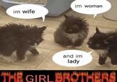 im wife im woman and im lady THE GIRL BROTHERS