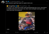 VivX @battleangelviv. 14h early adopters getting ready for apple vision pro ) Trung Phan , ù @TrungTPhan-16h | | F1 drivers can experience 5Gs while decelerating into a turn, equivalent to 20KG of force on the neck. So, their neck strength training is next level (see Max Verstappen). 0:09 11 48 @F1Media. Subscribed 705 Dislike 商标的 ₁95K 口企