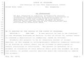 1 2 3 ندا 4 5 6 7 8 9 10 11 12 13 14 15 16 17 18 19 20 21 22 23 24 HOUSE BILL 3084 2nd Session of the 59th Legislature (2024) STATE OF OKLAHOMA SECTION 1. An Act relating to schools; prohibiting certain students from participating in school curriculum or activities; requiring the student's parent or guardian to pick the student up from school; providing for removal of the student by animal control services; providing for codification; and providing an effective date. Req. No. 8478 By: Humphrey BE IT ENACTED BY THE PEOPLE OF THE STATE OF OKLAHOMA: NEW LAW AS INTRODUCED A new section of law to be codified in the Oklahoma Statutes as Section 11-301 of Title 70, unless there is created a duplication in numbering, reads as follows: Students who purport to be an imaginary animal or animal species, or who engage in anthropomorphic behavior commonly referred to as furries at school shall not be allowed to participate in school curriculum or activities. The parent or guardian of a student in violation of this section shall pick the student up from the school, or animal control services shall be contacted to remove the student. Page 1