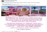Brandon Streussnig @BrndnStrssng The little glib dig at Indigenous genocide is truly insane my god Logan Rees @JLRees - 17h love to do a feminism by throwing other women under the bus "If only Barbie had done a little time as a sex worker. Or barely survived becoming the next victim in a mass murder plot. Or stood accused of shoving Ken out of the Dream House's top window. Certainly millions of "Barbie" fans are currently wishing they could push someone - perhaps a member or two of the film academy out of a very high window." - TIMES COLUMNIST MARY MCNAMARA Los Angeles Times 7:55 PM. Jan 23, 2024 2.2M Views