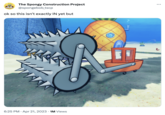 Squidward Crushed by Spike Rollers meme ^^ The Spongy Construction Project @spongebob_tscp ok so this isn't exactly IN yet but AD 서서 6:25 PM·Apr 21, 2023·1M Views 티 :