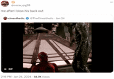 @oscar_rpg28 me after I blow his back out cinesthetic. @TheCinesthetic - Jan 24 II GIF R 2:16 PM Jan 24, 2024 58.7K Views 11. FEM 1. ...