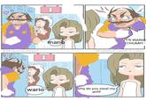 ILL om om @WokelyCorrect wario 8 VITO mario LOJI [0]]] [0]]] IT'S WARIO CHUMP! WokelyCorrect.com why do you steal my gold
