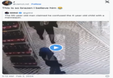 J @JamzLnd Follow This is so brazen I believe him Githii @githii The 55-year-old man claimed he confused the 4-year-old child with a mannequin. 5:12 AM Feb 2, 2024 O X
