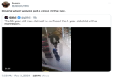 Jason @JasonJ1987 Onana when wolves put a cross in the box. Githii @githii. 11h The 55-year-old man claimed he confused the 4-year-old child with a mannequin. 0:25 7:33 AM. Feb 2, 2024 227.7K Views