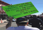 WHY CAN'T WE USE THOUGHTS AND PRAYERS TO PROTECT THE BORDER? IT'S WHAT WE USE TO PROTECT OUR SCHOOLS. Travis Alen-Ton 27 Jen 19 ACLUJ
