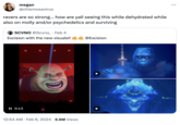 Shrek Rave Visuals meme megan @chismosavirus ravers are so strong... how are yall seeing this while dehydrated while also on molly and/or psychedelics and surviving SCVNO @Scvno_ • Feb 4 Excision with the new visuals!! II 0:13 www 12:54 AM. Feb 6, 2024 6.6M Views @Excision D ...