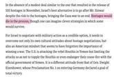 In the absence of a modest deal similar to the one that resulted in the release of 105 hostages in November, Israel's best alternative is to go after Mr. Sinwar despite the risk to the hostages, bringing the Gaza war to an end. Hostages would die in the process, though one can imagine clever strategies in which some would survive. For Israel to negotiate with military action as a credible option, it needs to overcome not only its own cultural attitudes about hostage negotiations, but also an American mindset that seems to have forgotten the importance of winning a war. The U.S. is attacking the rebel Houthis in Yemen but limiting the attacks so as not to topple the Houthis or even endanger their cease-fire with the official government of Yemen. It is a different attitude from that of Gen. Dwight Eisenhower, whose Proclamation No. 1 on entering Germany declared a goal of total victory.