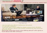 : Anonymous (ID: Wu5FYSXD This interviews boring as f--- TCN 02/09/24(Fri)07:24:08 No.458021894 Subscribe 36K 50 Exclusive: Tucker Carlson Interviews Vladimir Putin Tucker Carlson 979K subscribers X utes ago #TuckerCarlson #journalism #Vladimir Putin interview here: https://bit.ly/3SxeZBY * Share 1707437926282551.jpg 3.06 MB JPG BRAL FLM TRUTH, WAR AND CONSEQUENCES BIG BUSINESS 0 3:49:19 25:03/40:07 ER CARLSON INTERVIEW FRONTLINE PO OPBS/FRONTLINE 1:24:59 3.8M views 2 Truth, War and Consequences... 23 Fascinating Jobs Around T... Business Insider 8.7M views-8... >let me tell you about catherine the great >in the 8th century... >a priest was once called to lead russia from ukraine >let me tell you about the treaty created by the austrian general staff seriously what the f--- is he talking about? who gives a f--- about the 8th century?