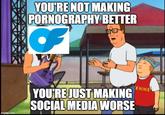 imgflip.com YOU'RE NOT MAKING P---------- BETTER 8 YOU'RE JUST MAKING SOCIAL MEDIA WORSE EJOICE
