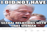 I DID NOT HAVE SEXUAL RELATIONS WITH THAT WOMAN #asexual #asexuality #asexy #ace