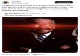 lyosias @iloveiyosias I believe in a just God and I can't wait to see when you're burning in hell and those innocent lives that you put to death are looking down on you from heaven for eternity Joe Biden @Joe Biden 11h Just like we drew it up. ALT . Subscribe 11:47 PM. Feb 11, 2024 1.1M Views