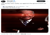 Mowgli @fbgwayno nah purdy was really up against the government im sick Joe Biden @Joe Biden 11h Just like we drew it up. ALT Follow 10:59 PM. Feb 11, 2024 593.3K Views