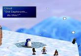Cloud "Did Sephiroth... do this?"