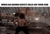 WHEN AN ACORN GENTLY FALLS ON YOUR CAR HEA imgflip.com 5.09